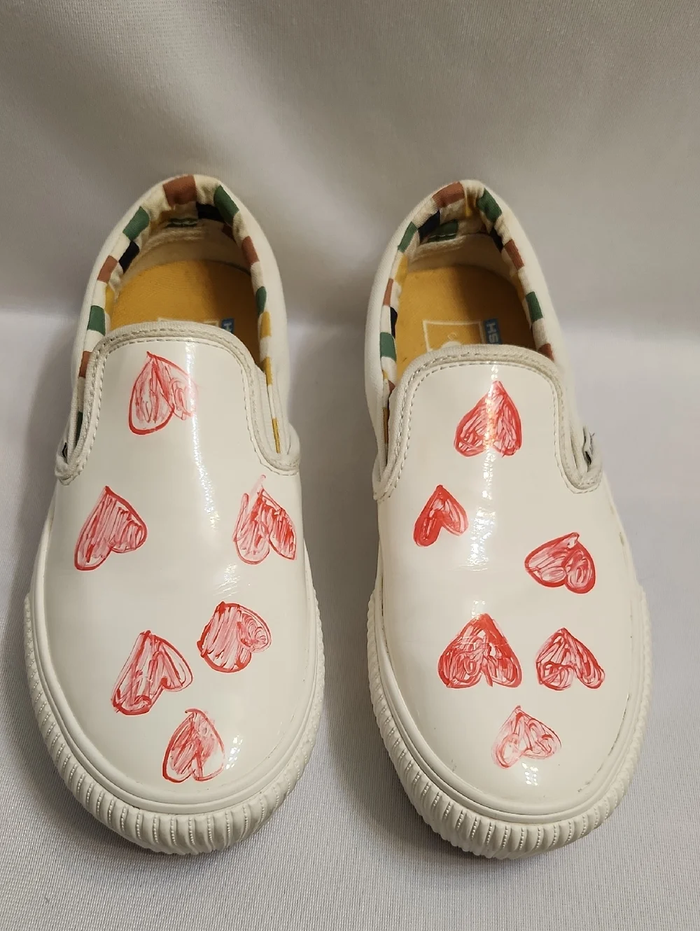 Vans × Karina Rozunko Heart Slip-on Platform Sneakers (W Size 5.5) - Picture 4 of 14